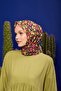 مارakesch Collection وشاح ناعم بنفسجي أسود 1192-15 - 2