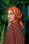 مارakesh Collection وشاح ناعم باس برتقالي 1204-02 - 2