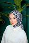 Marrakech Collection Soft Scarf Gray Black 1205-09