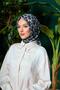 Marrakech Collection Soft Scarf Gray Black 1205-09 - 2