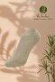 Weweus Beige Natural Bamboo Luxury Super Thin Men's Sneaker Socks 267