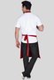 Red Barista Kitchen Chef Cook Cafe Apron with Name Gift, Waiter Apron - 3