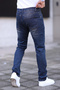 Lacivert Regular Fit Esnek Kumaş Jeans Kot Pantolon TMNSS25JE00001 - 4