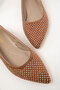 Tan Suede Women's Classic Heeled Shoes 20168 - 4