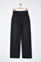 Siyah Yüksek Bel Wide Leg Geniş Paça %100 Pamuk Non-Stretch Jeans TWOSS25JE00060 - 10