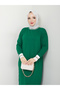 Wonderful Mercerized Non-Pilling Glitter Detailed Dress - 2