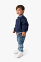 Baby Boy Shirt Sweatshirt and Denim Pants 3-Piece Set 9064 Spr - 4