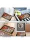 Door Front Mat - Modern and Stylish Door Mat |   For Home, Office and Outdoor Use (Wood - 4