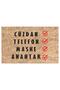 Door Mat - Modern and Stylish Door Mat |   For Home, Office, and Outdoor Use (Son K) - 3