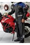 Forte Gt 1134 Motorcycle Pvc Raincoat with Pockets Top and Bottom Set 3XL Size Blue - 2