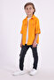 Boy's 2-Pocket Cotton Orange Shirt T-Shirt Set of 2 - 2