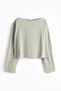 Oversized boat-neck top