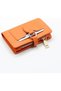 Women's Accessory Orange Color Card Holder Wallet - 2