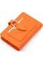 Women's Accessory Orange Color Card Holder Wallet - 5