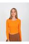 Girls' Ribbed Slim Long Sleeve Blouse - 3
