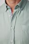 Classic Fit Long Sleeve Buttoned Collar Cotton Easy Iron Oxford Plain Men's Shirt - 4