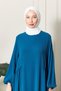 Wide Fit - Balloon Sleeve and Loose Sleeve Aerobin Ferace, Umrah, Prayer Dress - 5