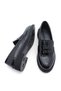 Women's Loafer Daily Classic Shoes Casual Moccasin Black Opening with Background - 8