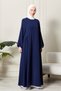 Balloon Sleeve Casual Sleeve Aerobin Ferace Dress Umrah Dress Prayer Dress Mother's Dress Wide Fit - 4
