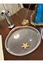 3Pcs Monocrystalline Gold Silvery Party Christmas Presentation Tray (Round) - 3