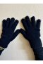 Black plush long gloves - winter gift new year christmas birthday valentine's day