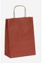 Brick Color Kraft Cardboard Gift Bag Twist Handle 31X41X12 cm (5 Pieces) - 2