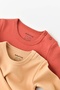 Baby 2 Piece Long Sleeve Bodysuit, 100% Organic Cotton, Baby and Newborn Series - Csy3026 - 3