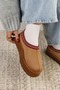 Women's Uggs, Taba, Faux Fur-Lined, Short Suede Flat Slippers, Taba Textile - 2