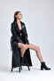 Women's Genuine Leather Trench Coat - 2