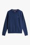 Women's Crew Neck Sweatshirt - Navy Blue - 5