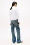 Women's Crew Neck Sweatshirt - White - 3