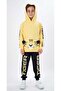 Boy's Tiger Printed Cotton Knitted Top and Bottom Tracksuit Set - 4