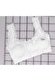 Women's Cotton 2-Piece Lace Padded Half Undershirt Large Size Thick Strap Bra - 3