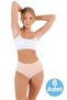 Women's Cotton Combed Single Jersey Fabric Bato Panties Women's Bato Panties 6 Pieces