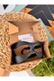 Football Player Mask Child Size Black Matte Flexible Mask - 3