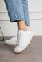 White Powder Pink Women's Sneakers AIR22 - 3
