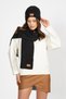 Rtd & Vld Dear Combination Knitwear Scarf Beret Set Anthracite - 2