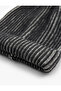 Striped Beret with Fold Detail - 3