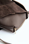 Bag 2420 - Bitter Brown Women's Bag with Long Handle and Stitching Detail - 3