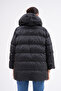 Black Regular Fit Hooded Flato Pocket Water Repellent Inflatable Coat Rbw-250 - 6