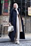 Detachable Hooded Sheepskin Winter Full Length Long Top Coat Coat
