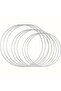 1 Piece 20 cm Metal 5 mm Galvanized Circle Wire Hoop Door Decoration Wall Decoration Door Hanging