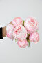 Artificial Flower 6 Pcs Silk Peony Peony Rose Bunch 25 cm Powder Pink - 6