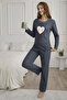 Youth Printed Interlock Pajama Set - 4