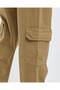 Men's Mustard Baggy Cargo Pants Casual Fit Baggy with Cargo Pockets - 4