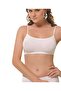 White Thin Strap Seamless Bustier