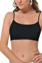 White Thin Strap Seamless Bustier - 2