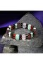 Virgo Natural Stone Wide Cut Handmade Bracelet - 8