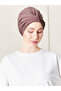 Pleated Practical Stripe Bonnet Dark Mink - 4