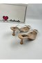 Sawko Women's Transparent Backless Stiletto Heeled Shoes with Sun Stone Embellished and 7cm Heel - 6